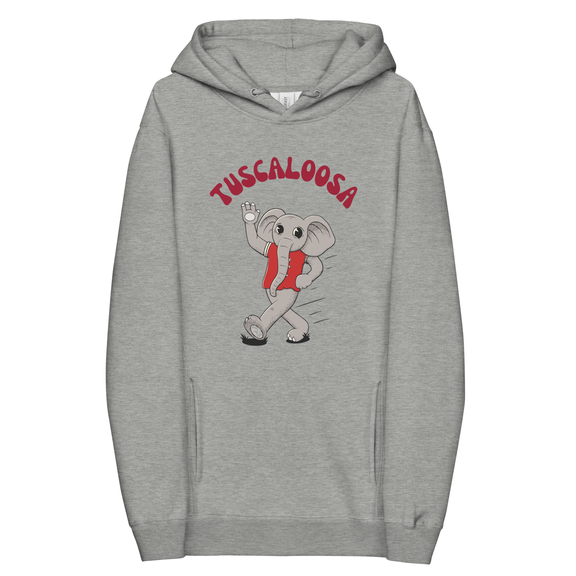 Tuscaloosa Alabama Crimson Tide vintage hoodie - grey front