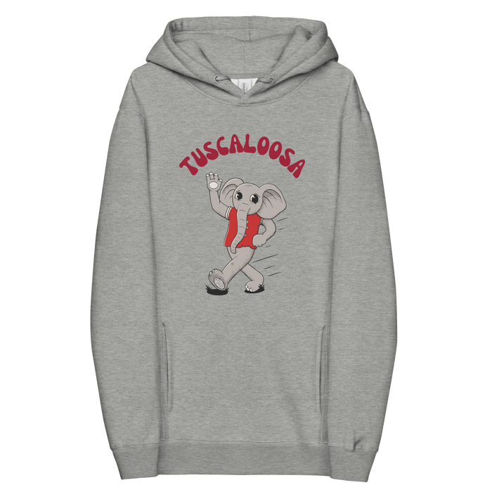 Tuscaloosa Alabama Crimson Tide vintage hoodie - grey front