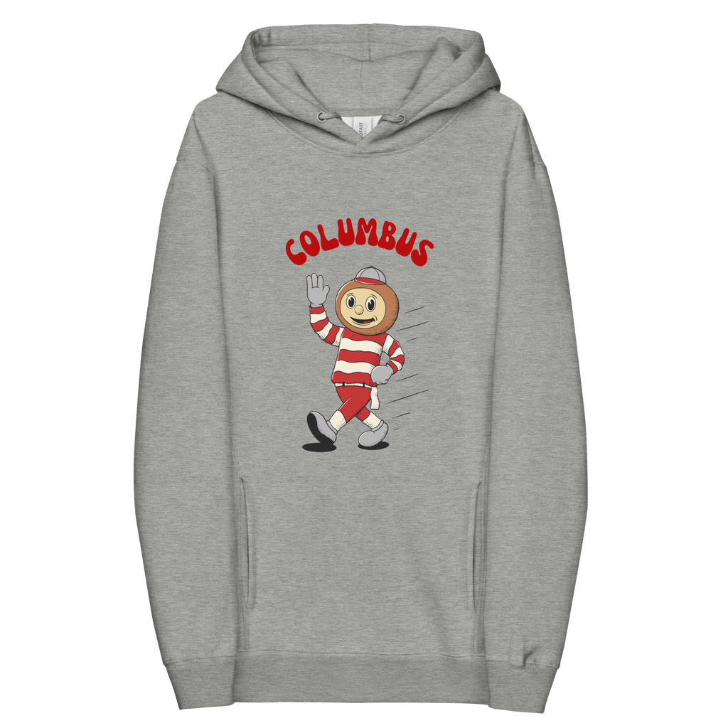 Columbus Ohio State Buckeyes vintage hoodie - grey front