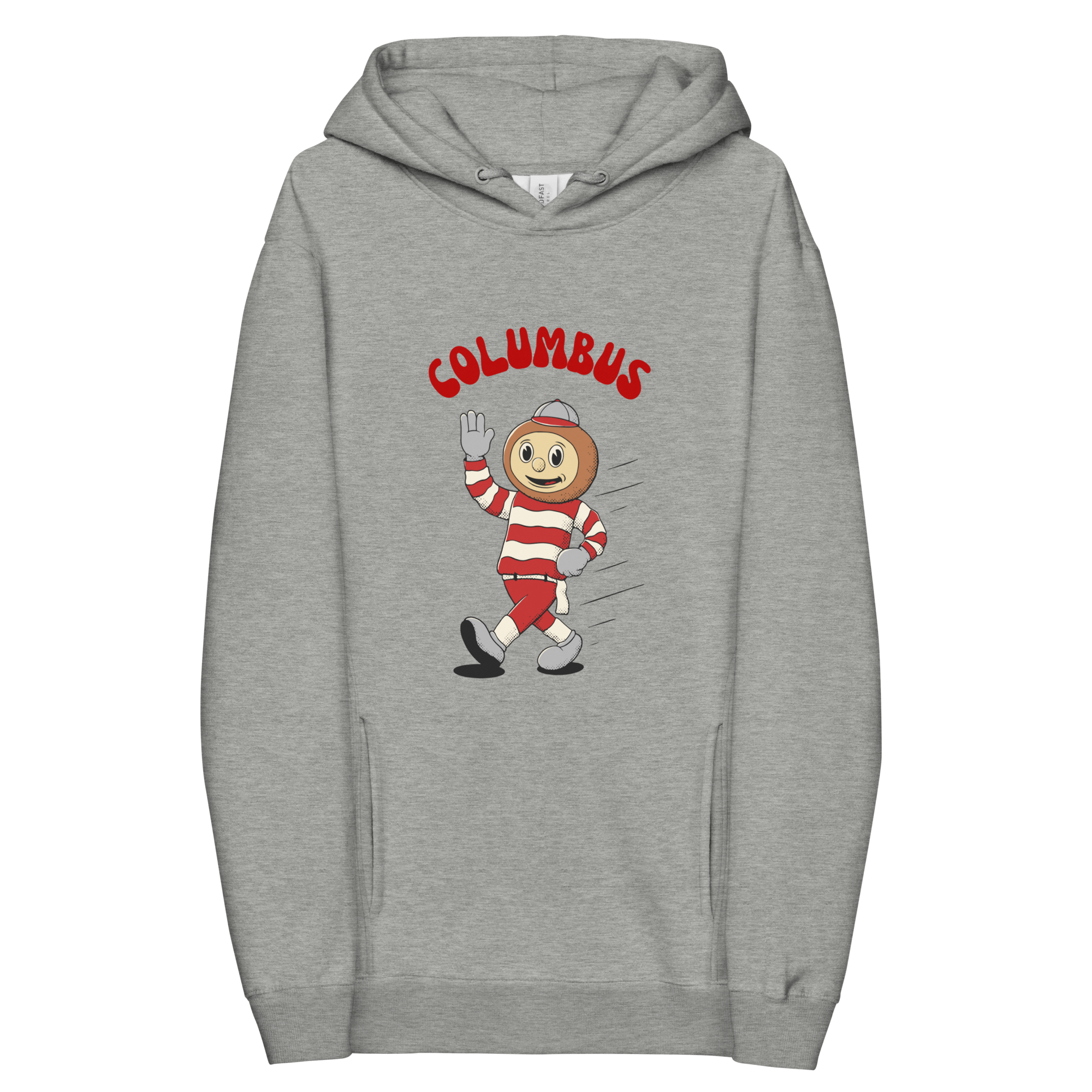 Columbus Ohio State Buckeyes vintage hoodie - grey front