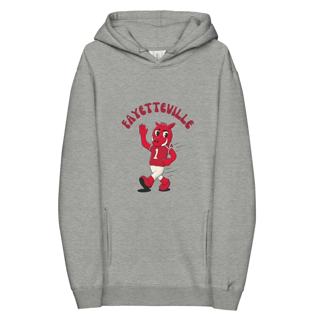 Fayetteville Arkansas Razorbacks vintage hoodie - grey front