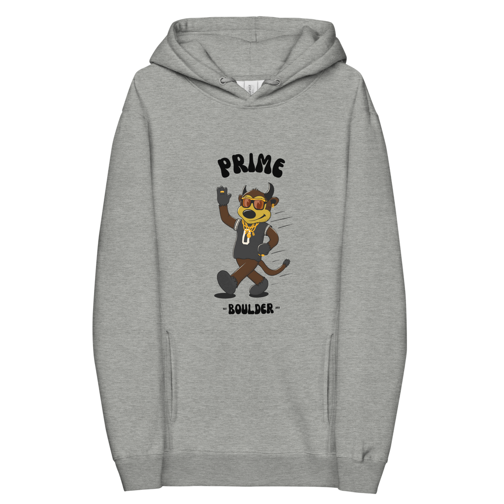 Prime Boulder Colorado Buffaloes vintage hoodie - grey front