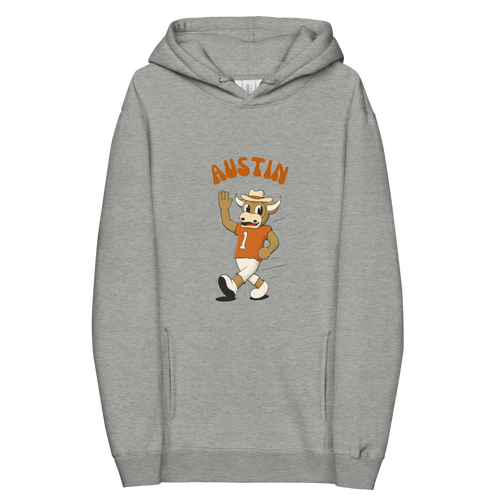 Austin Texas Longhorns vintage hoodie - grey front
