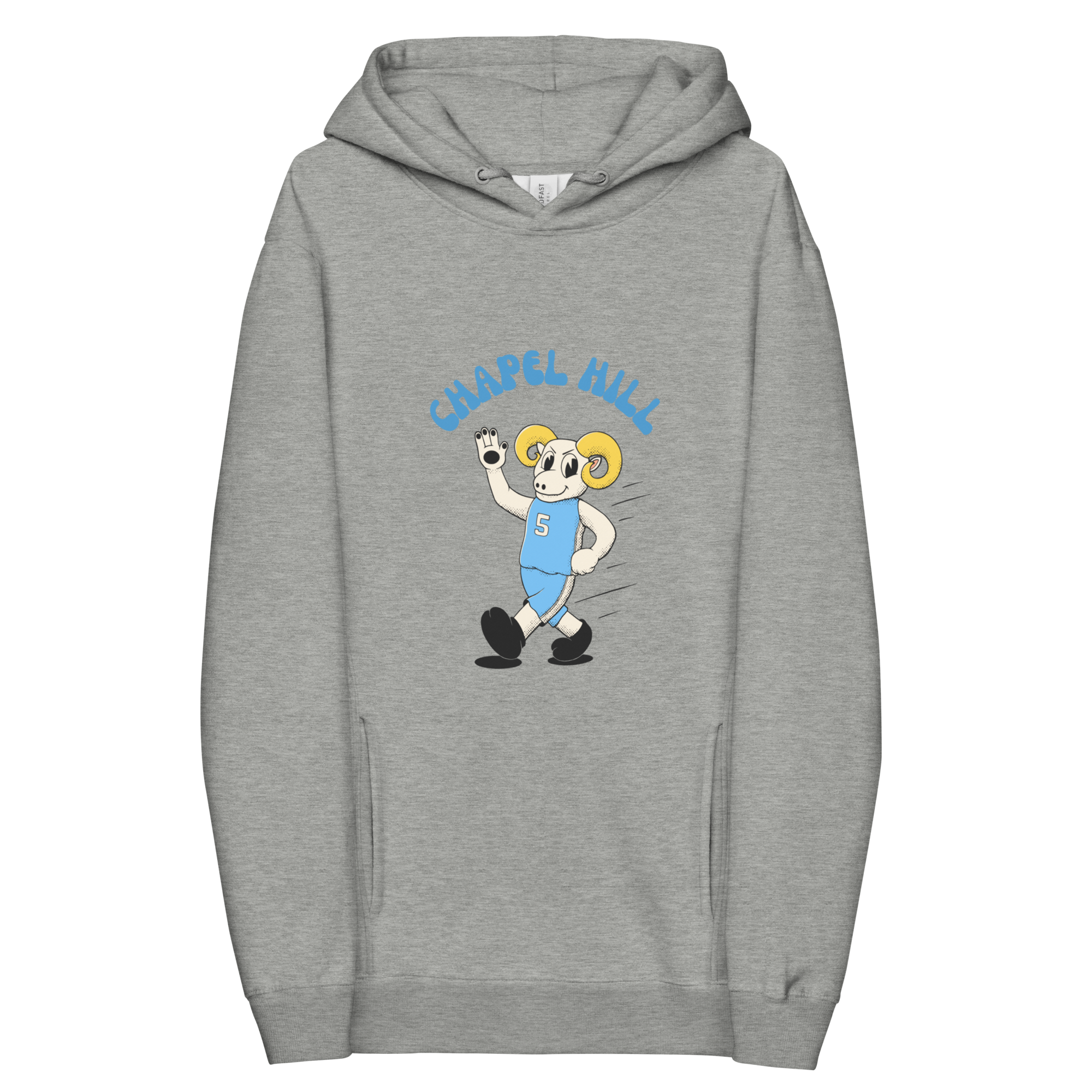 Chapel Hill North Carolina Tar Heels vintage hoodie - grey front