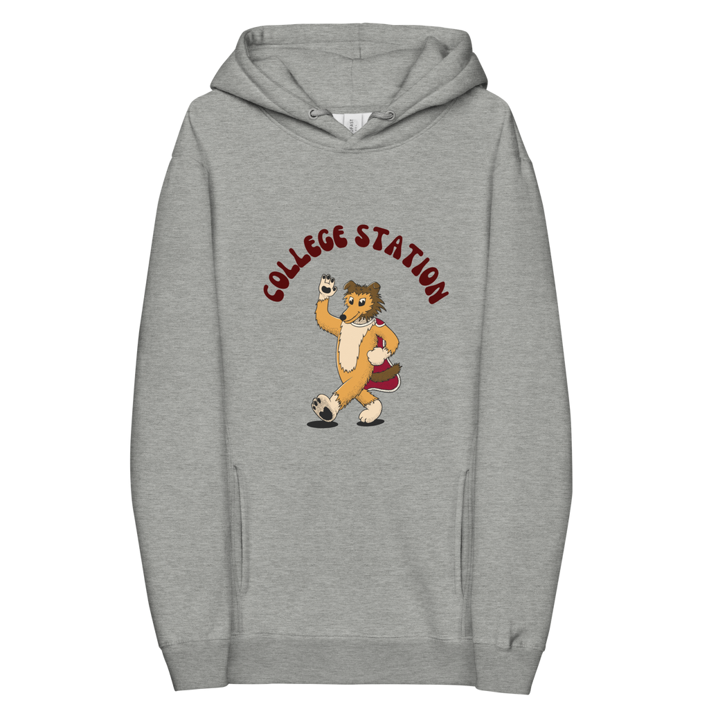 College Station Texas A&M Aggies vintage hoodie - grey front