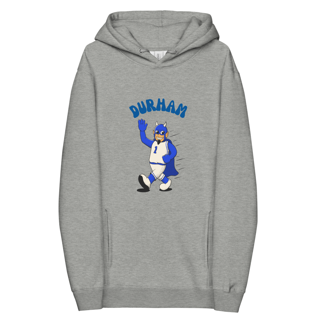 Durham Duke Blue Devils vintage hoodie - grey front