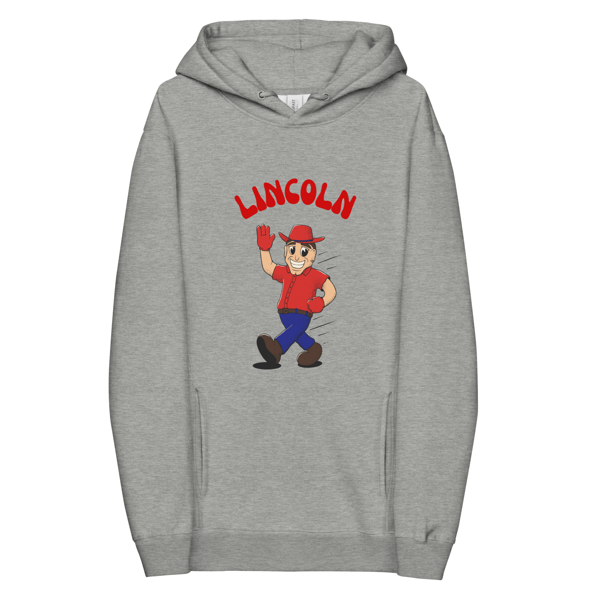 Lincoln Nebraska Cornhuskers vintage hoodie - grey front