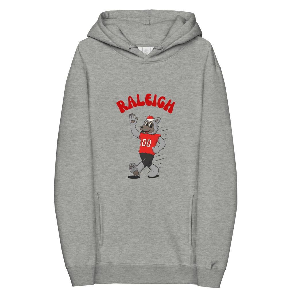 Raleigh NC State Wolfpack vintage hoodie - grey front