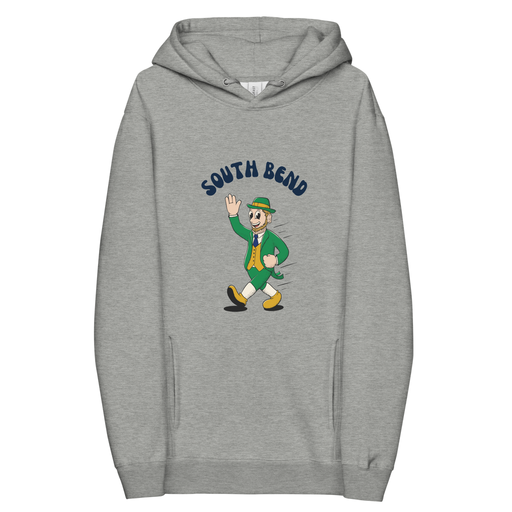 South Bend Notre Dame Fighting Irish vintage hoodie - grey front