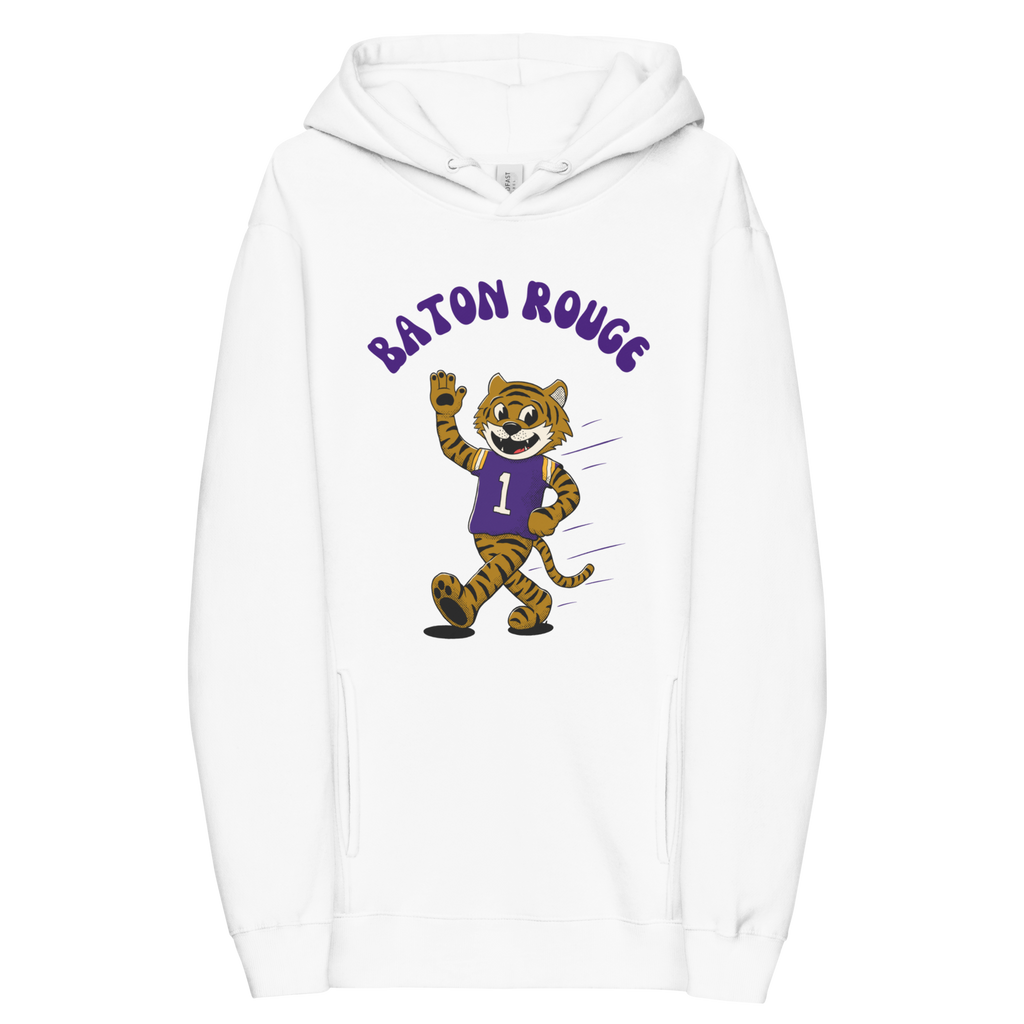 Baton Rouge LSU Tigers vintage hoodie - white front