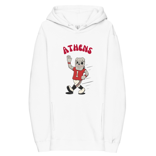 Athens Georgia Bulldogs vintage hoodie - white front