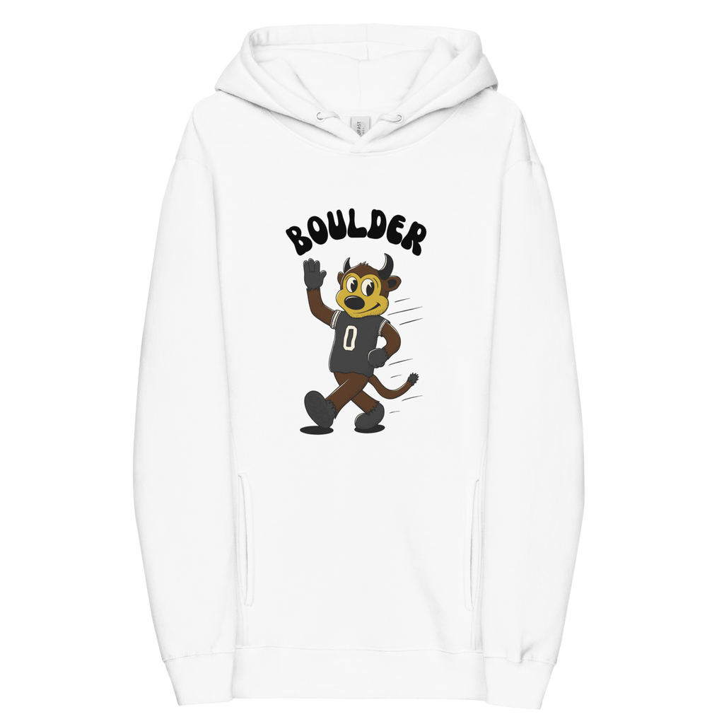 Boulder Colorado Buffaloes vintage hoodie - white front