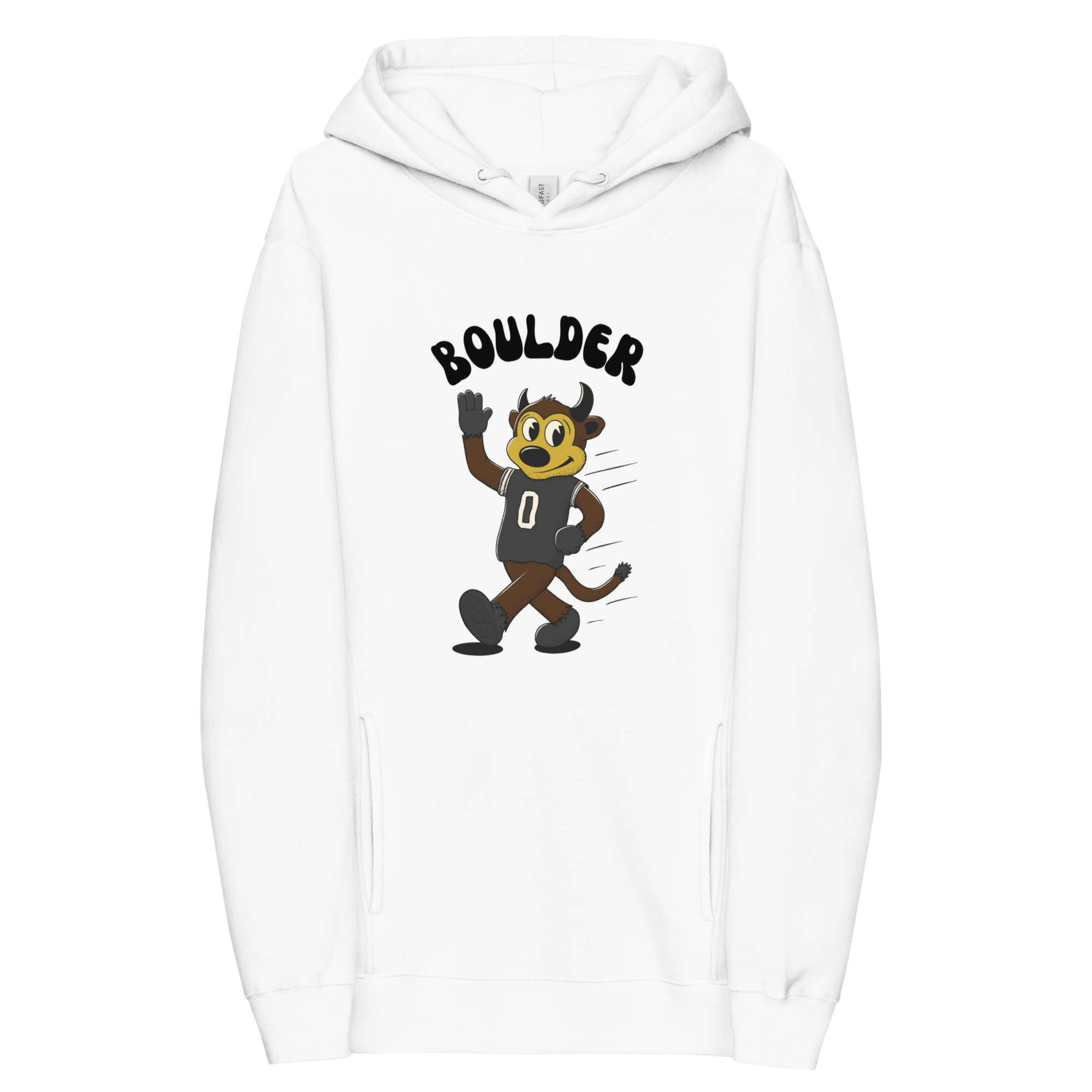 Boulder Colorado Buffaloes vintage hoodie - white front