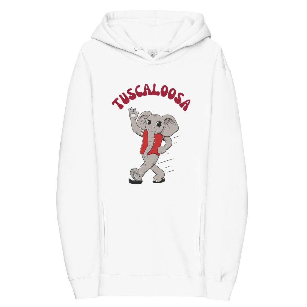 Tuscaloosa Alabama Crimson Tide vintage hoodie - white front