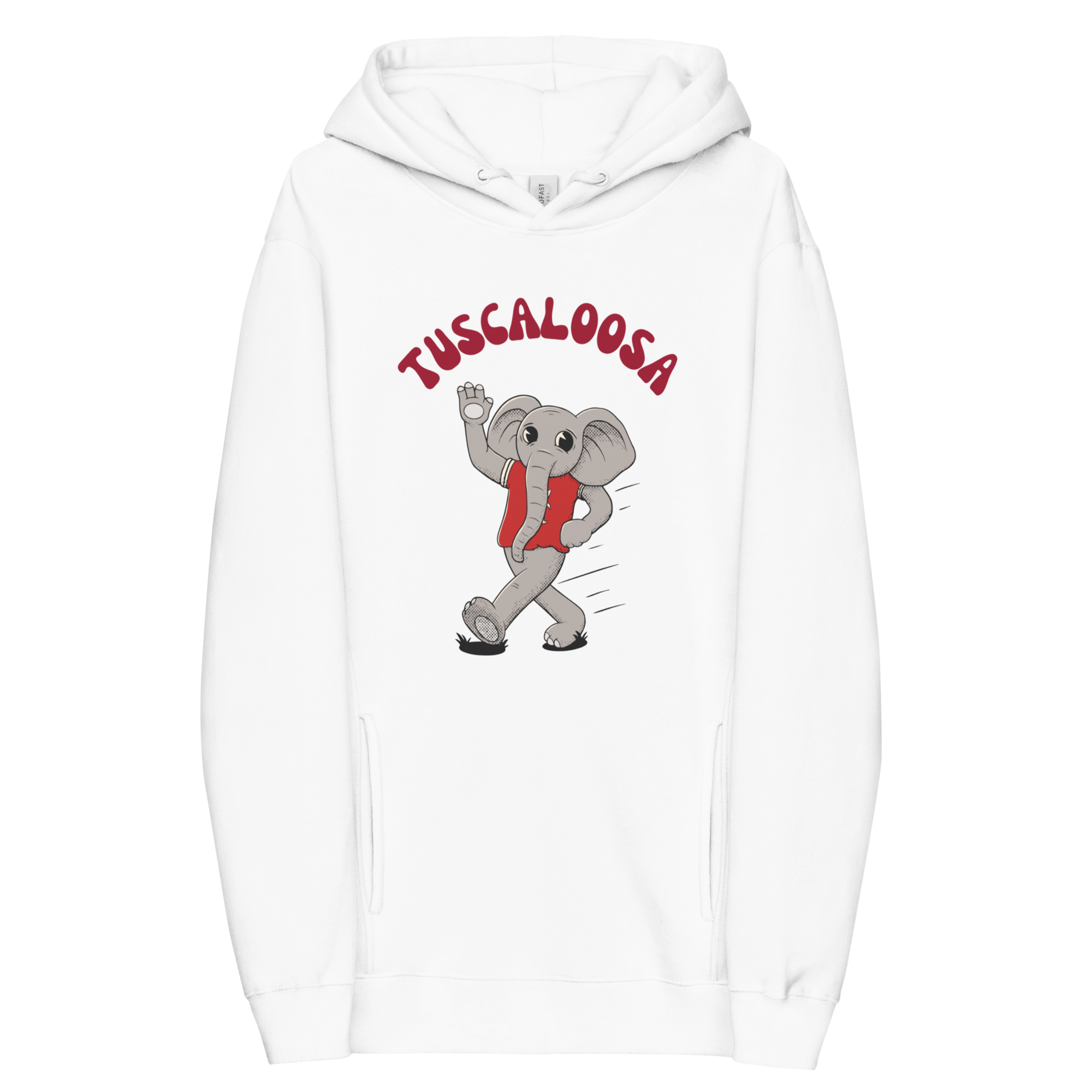 Tuscaloosa Alabama Crimson Tide vintage hoodie - white front