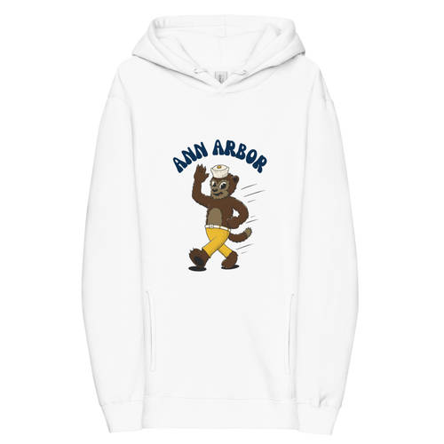 Ann Arbor Michigan Wolverines vintage hoodie - white front