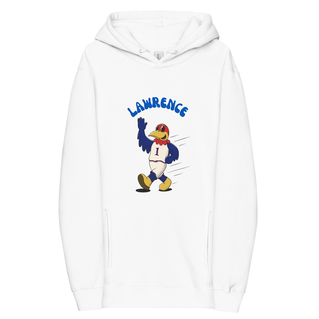 Lawrence Kansas Jayhawks vintage hoodie - white front