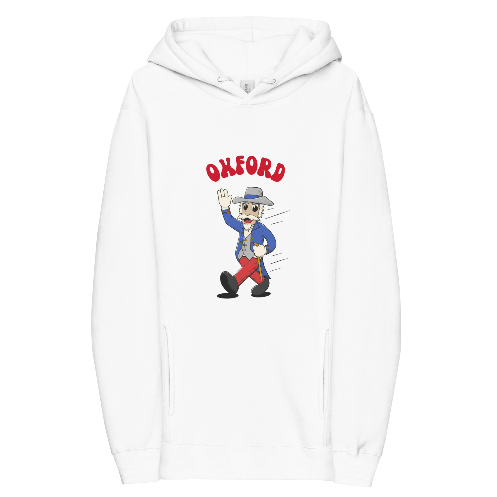 Oxford Ole Miss Rebels vintage hoodie - white front