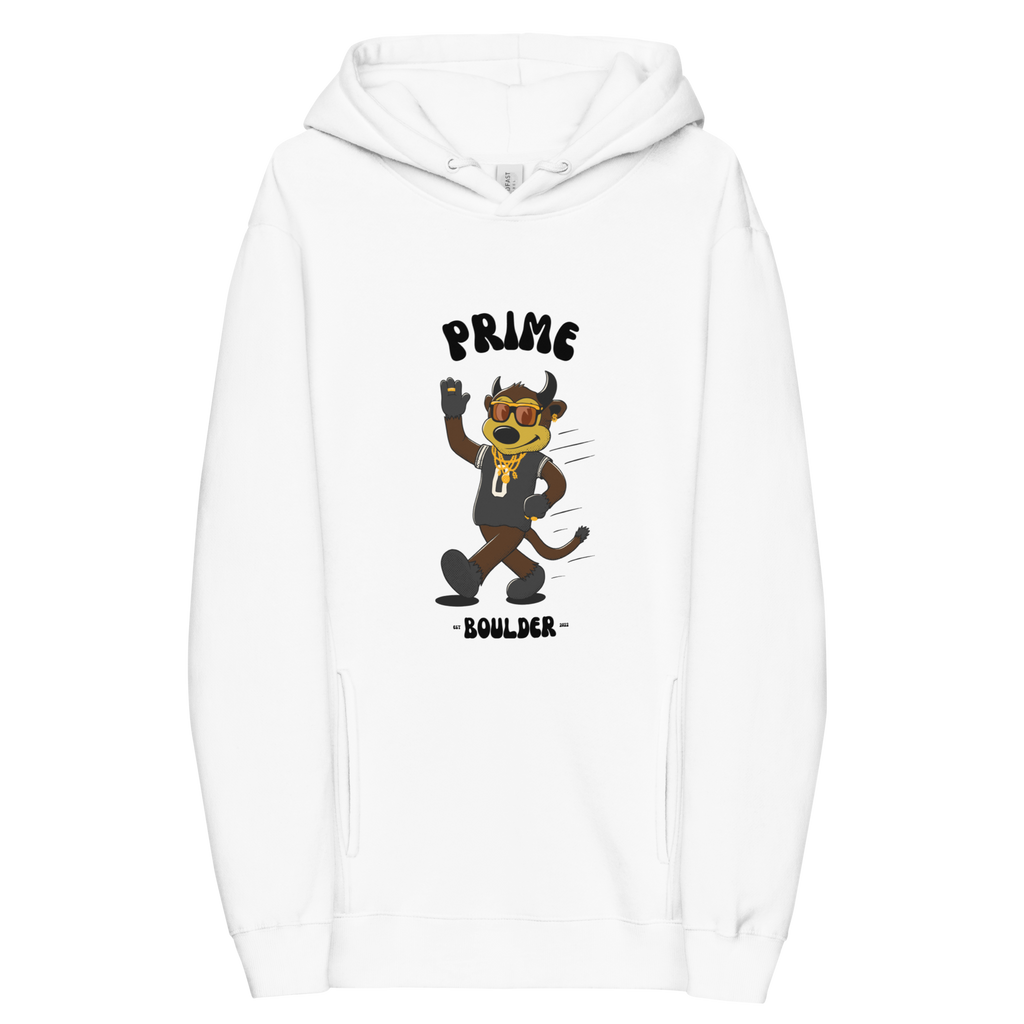 Prime Boulder Colorado Buffaloes vintage hoodie - white front