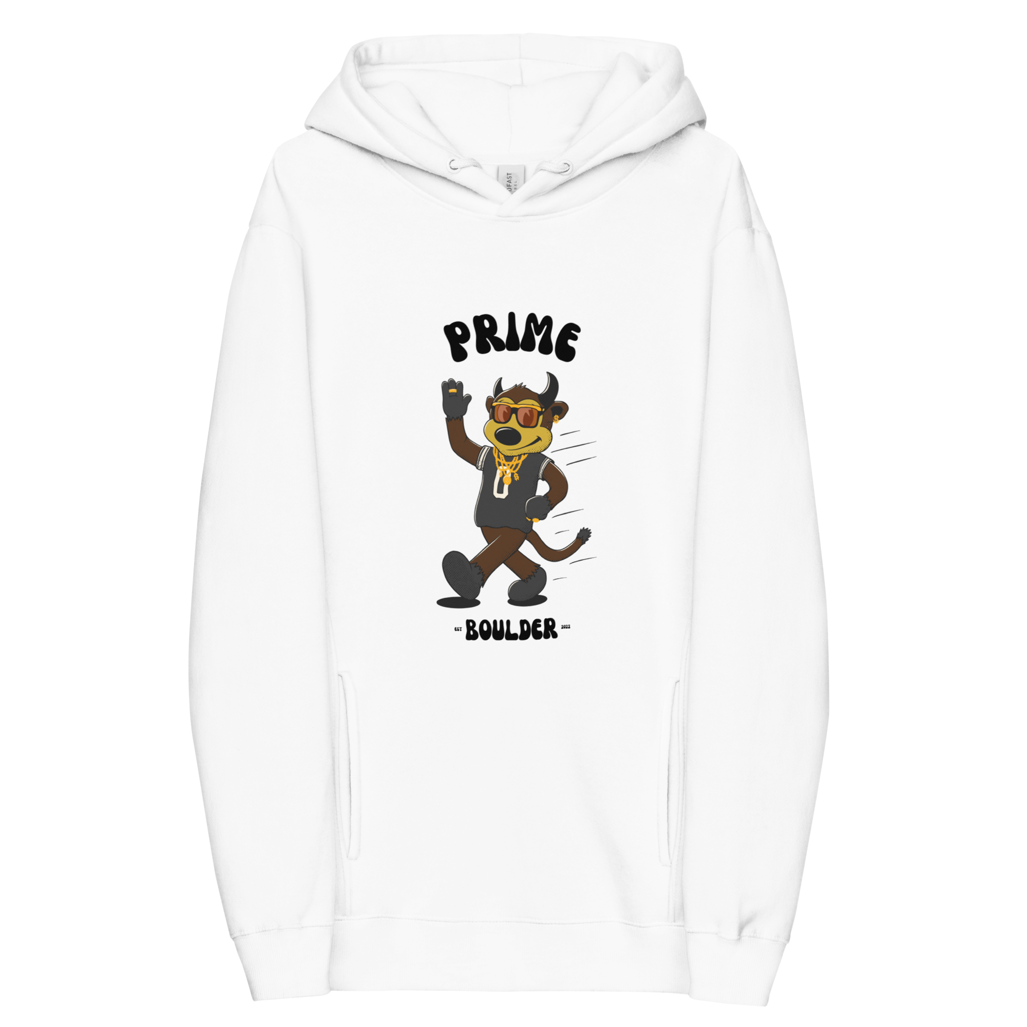 Prime Boulder Colorado Buffaloes vintage hoodie - white front