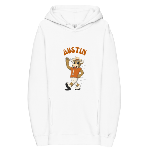 Austin Texas Longhorns vintage hoodie - white front
