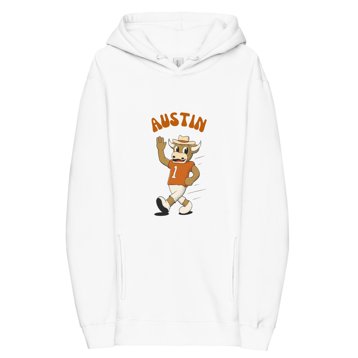 Austin Texas Longhorns vintage hoodie - white front