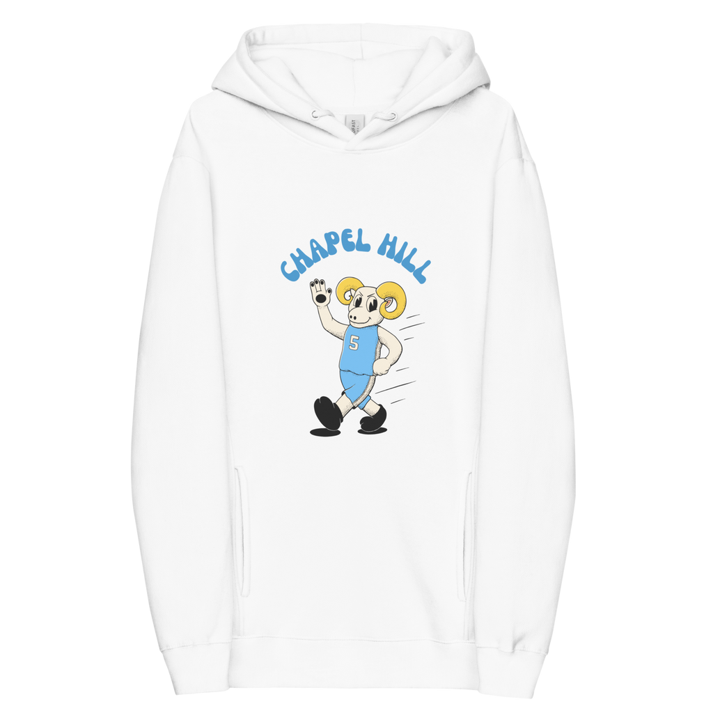 Chapel Hill North Carolina Tar Heels vintage hoodie - white front