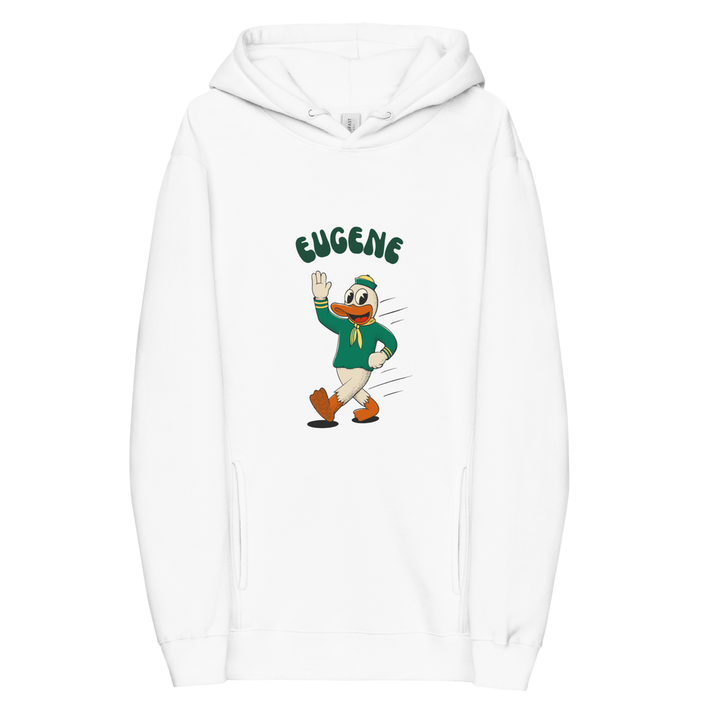 Eugene Oregon Ducks vintage hoodie - white front