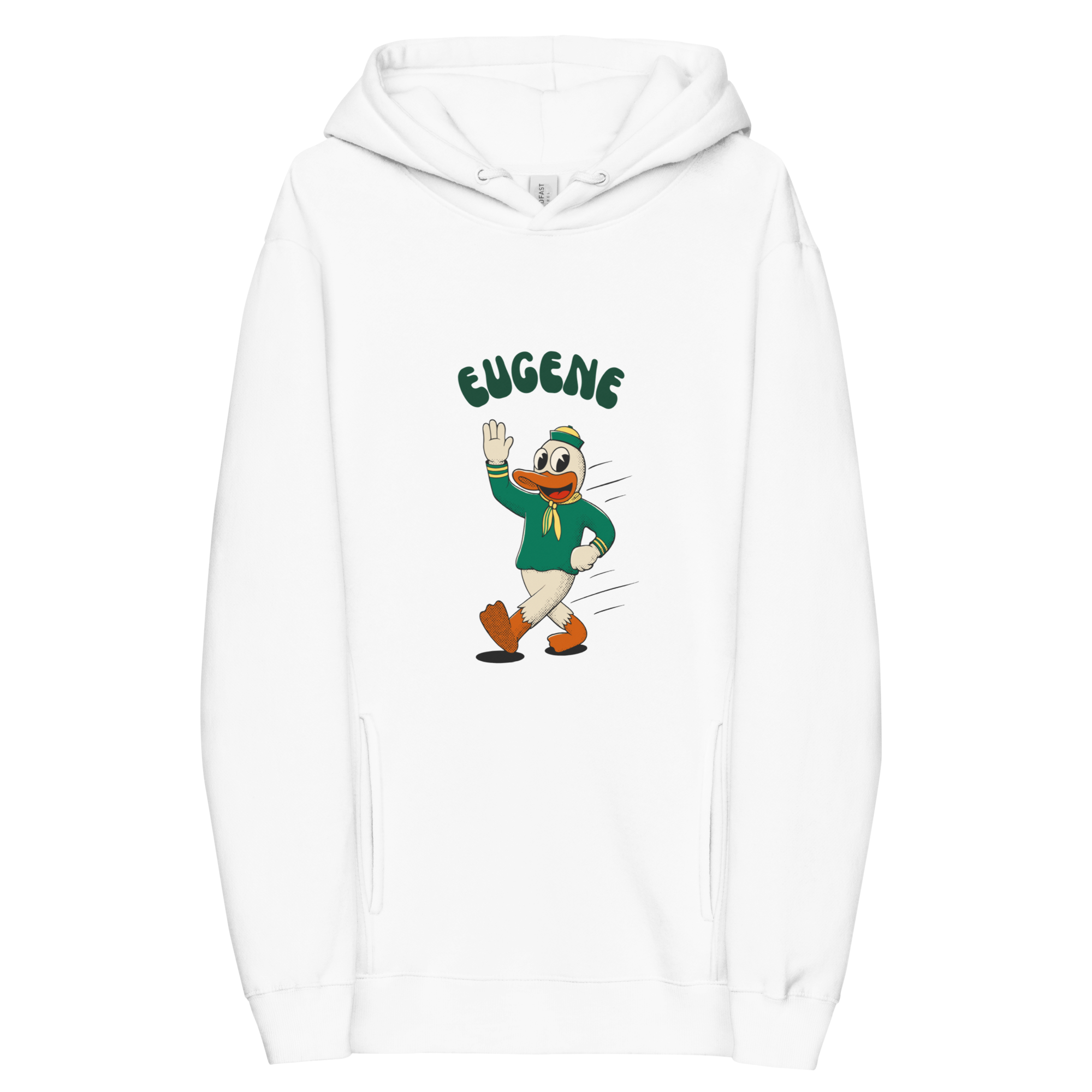 Eugene Oregon Ducks vintage hoodie - white front
