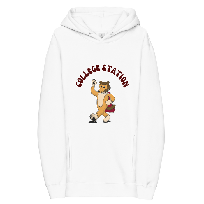 College Station Texas A&M Aggies vintage hoodie - white front