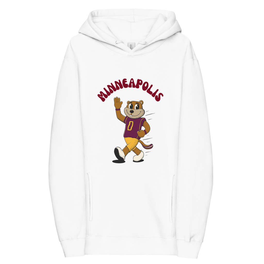 Minneapolis Minnesota Golden Gophers vintage hoodie - white front