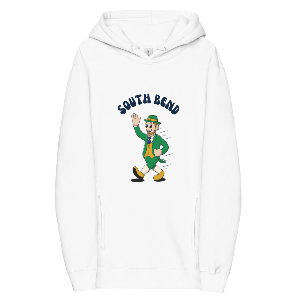 South Bend Notre Dame Fighting Irish vintage hoodie - white front