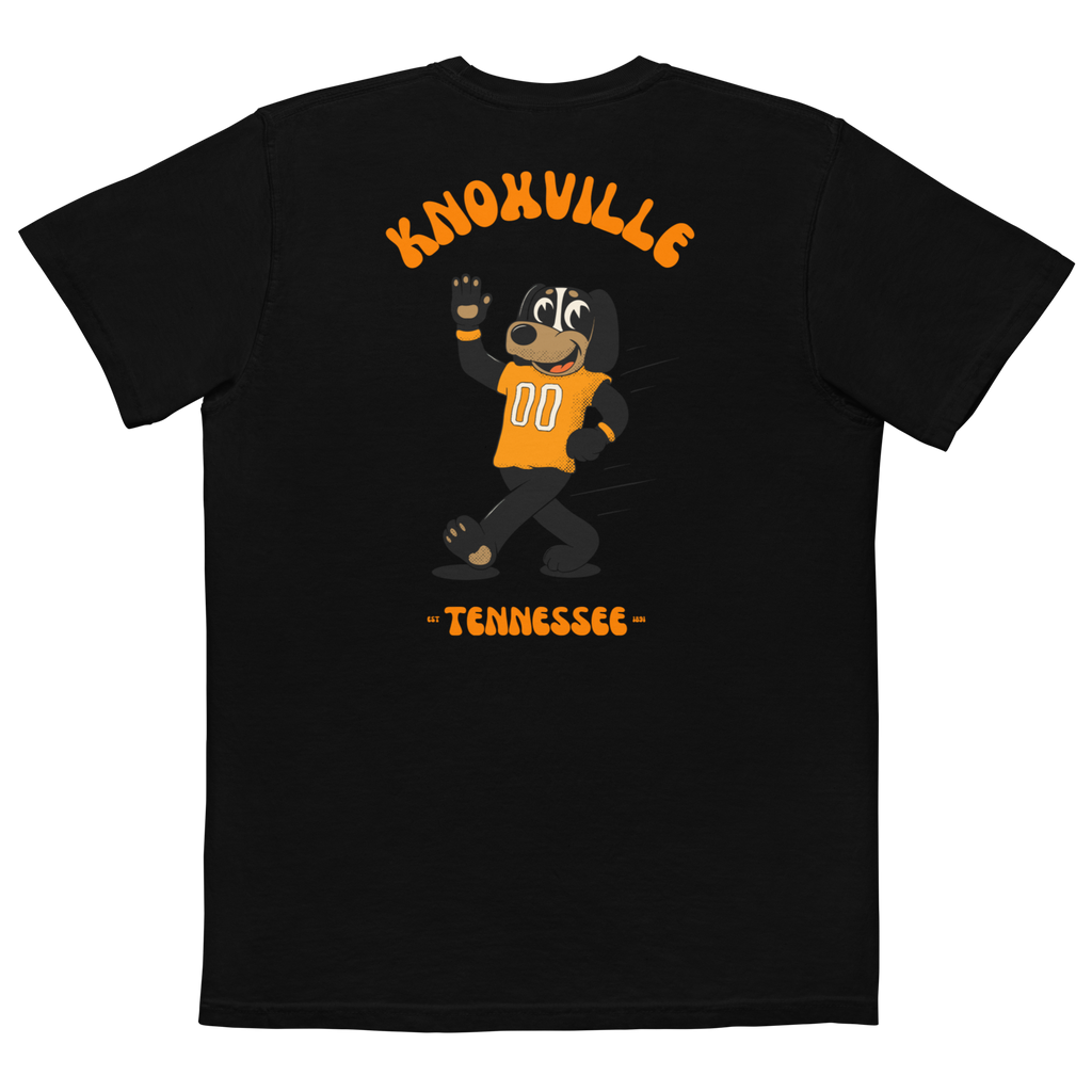 Knoxville Tennessee Volunteers vintage pocket t-shirt - black back