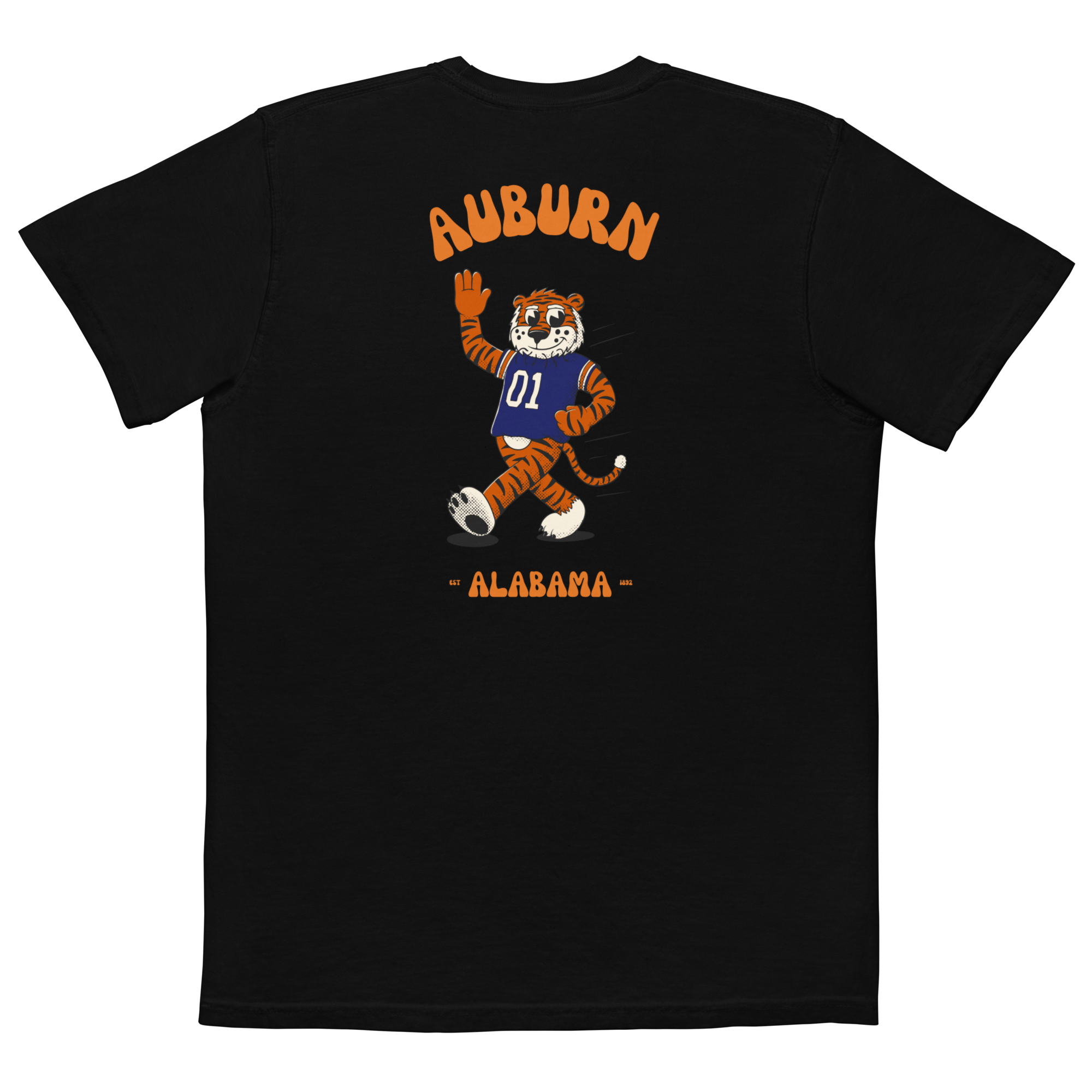 Auburn Auburn Tigers vintage pocket t-shirt - black back