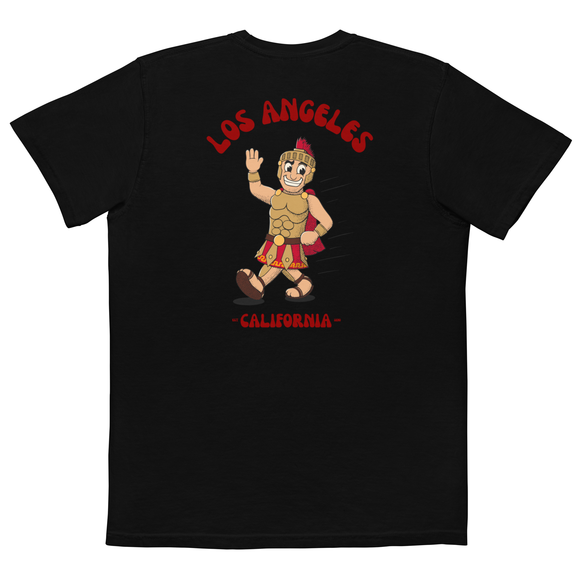Southern Cal USC Trojans vintage pocket t-shirt - black back