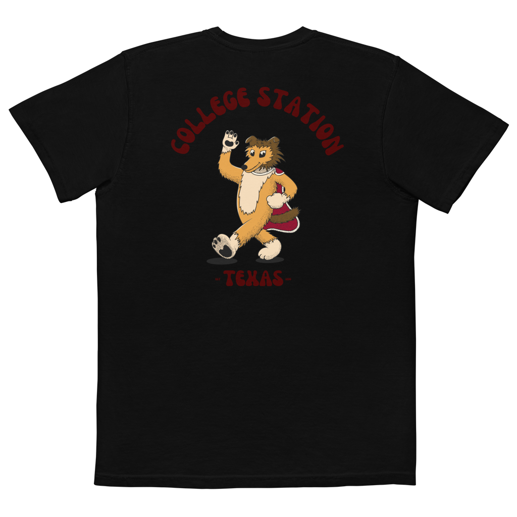 College Station Texas A&M Aggies vintage pocket t-shirt - black back