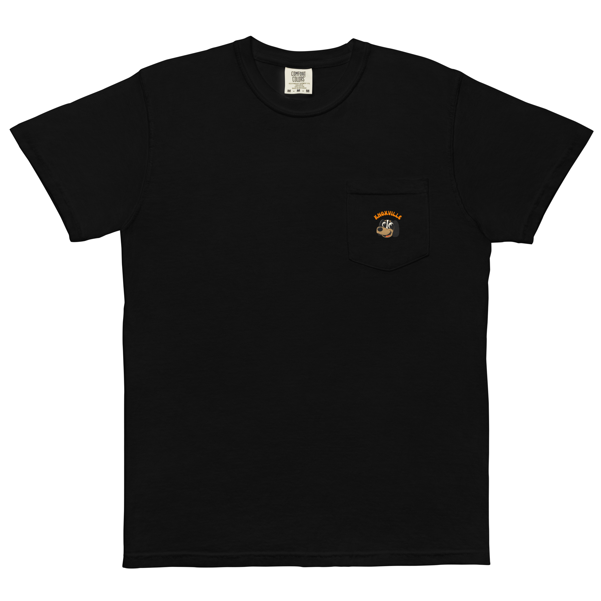 Knoxville Tennessee Volunteers vintage pocket t-shirt - black front