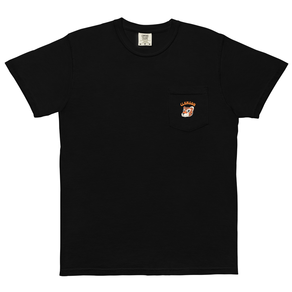 Clemson Clemson Tigers vintage pocket t-shirt - black front