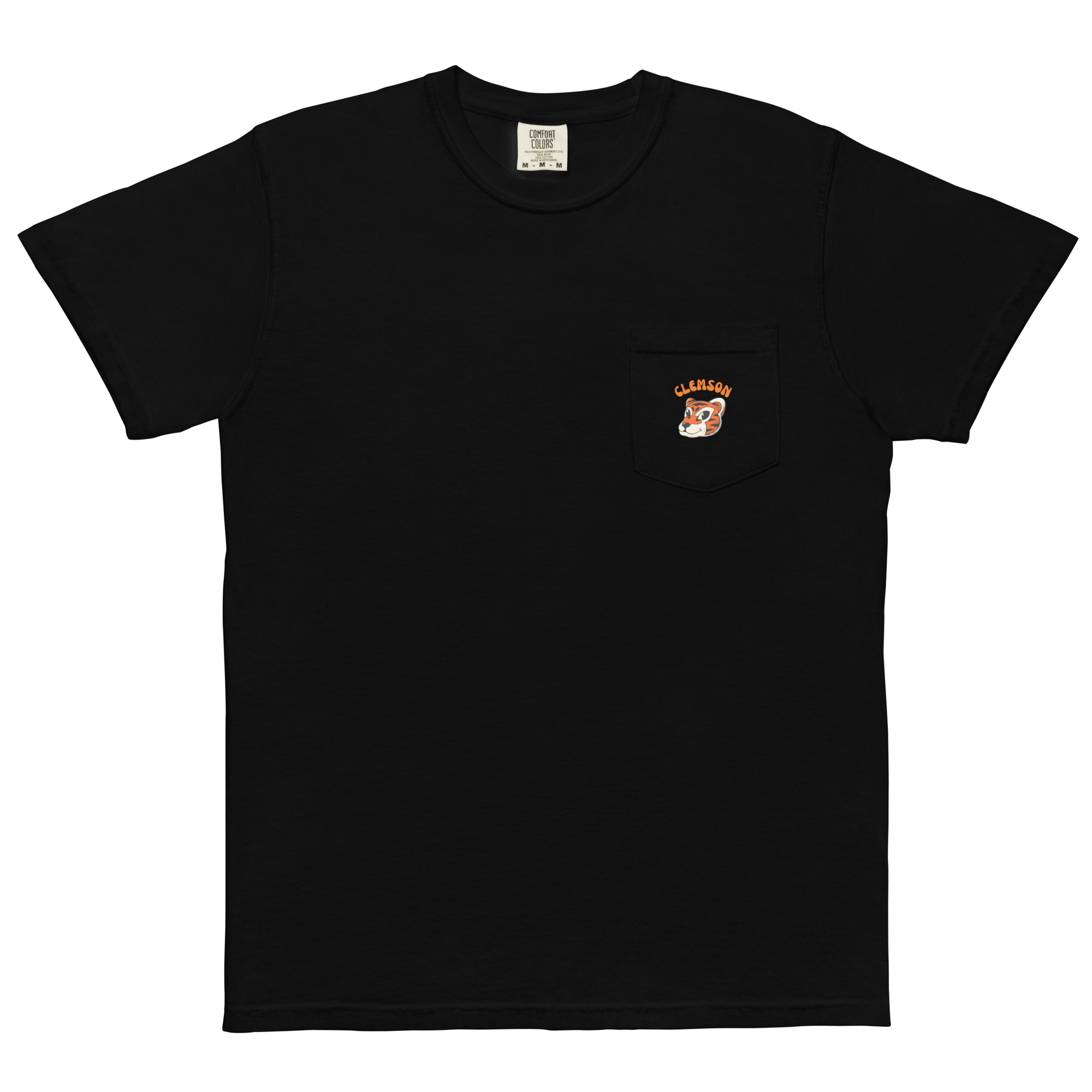 Clemson Clemson Tigers vintage pocket t-shirt - black front