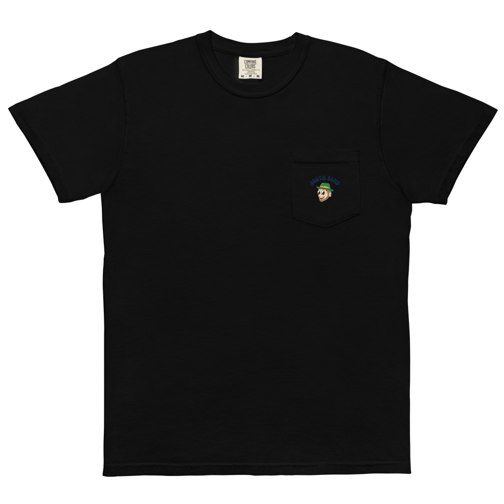 South Bend Notre Dame Fighting Irish vintage pocket t-shirt - black front