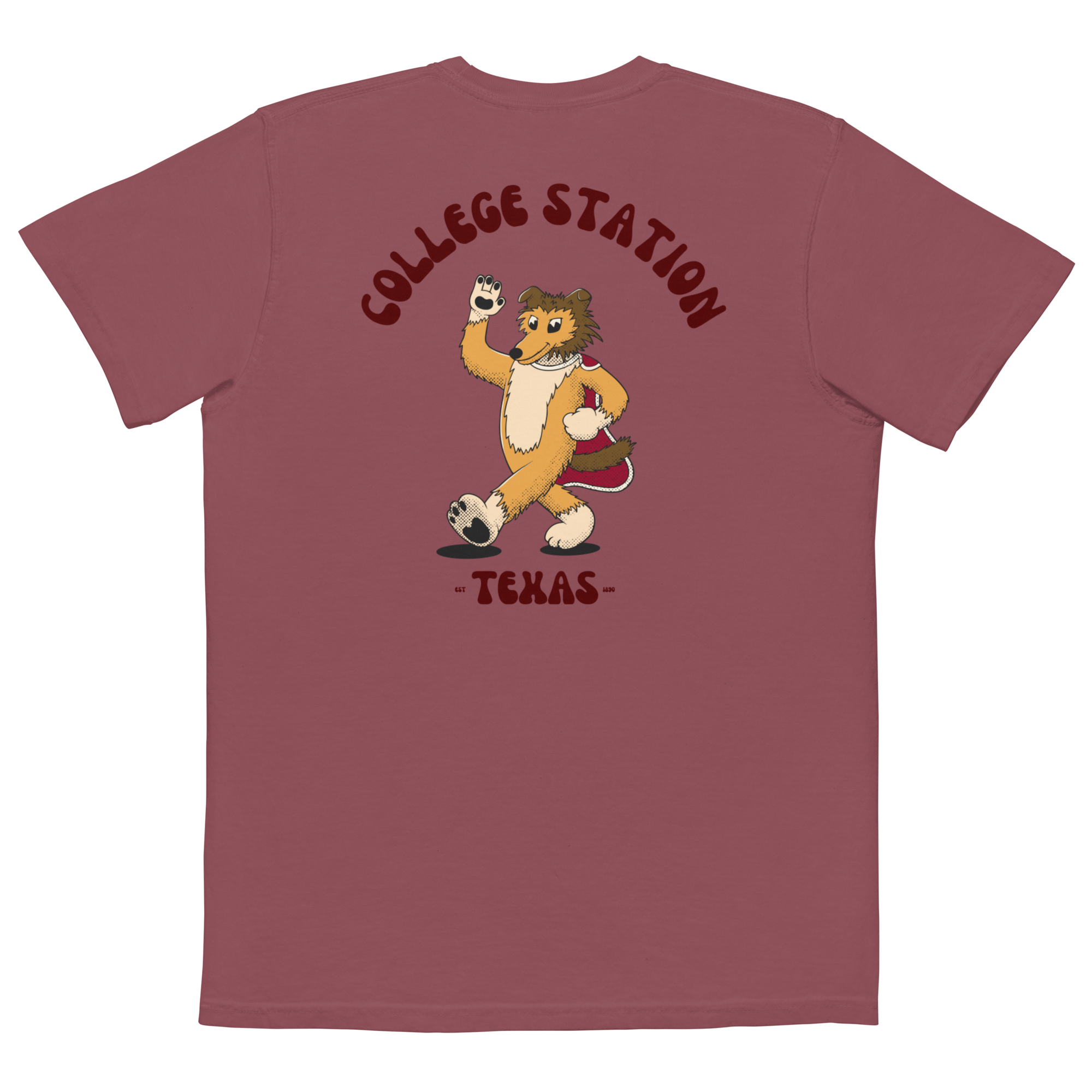 College Station Texas A&M Aggies vintage pocket t-shirt - back