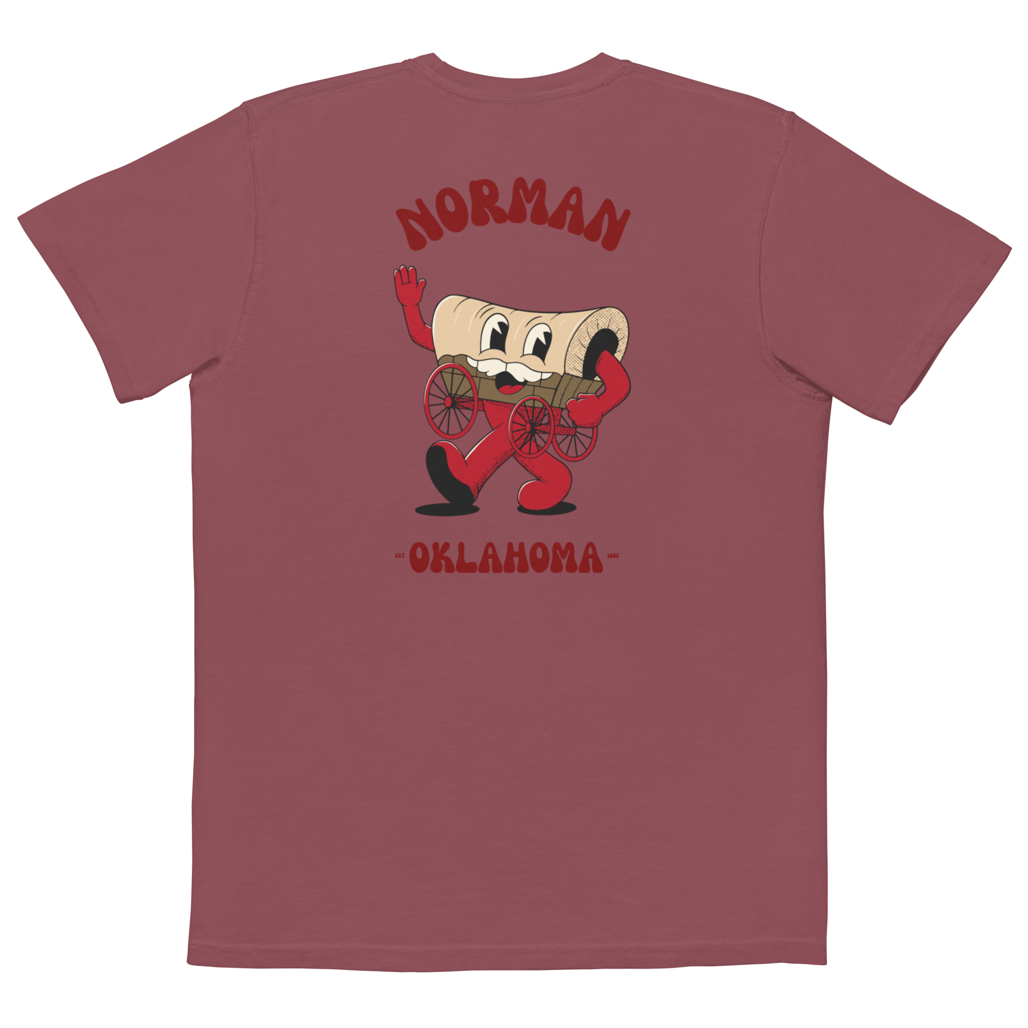 Norman Oklahoma Sooners vintage pocket t-shirt - back