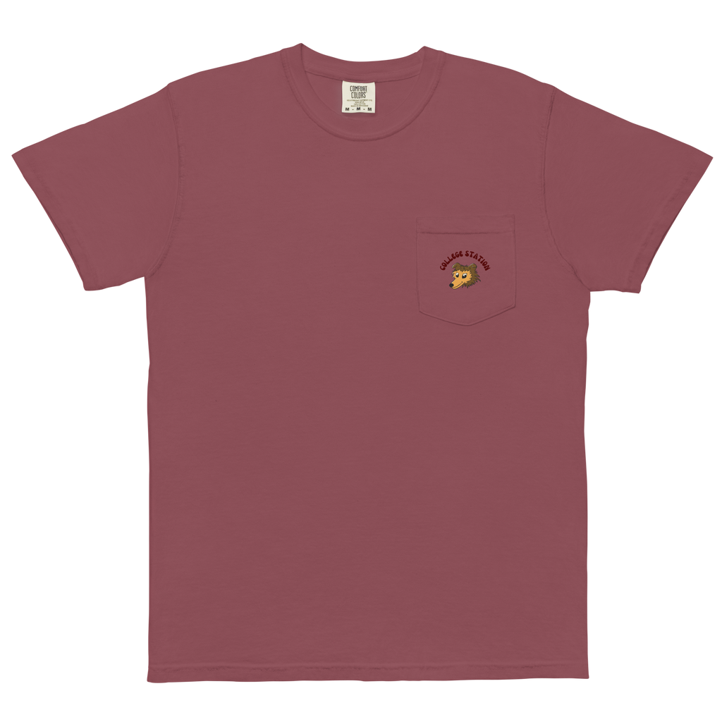 College Station Texas A&M Aggies vintage pocket t-shirt - front