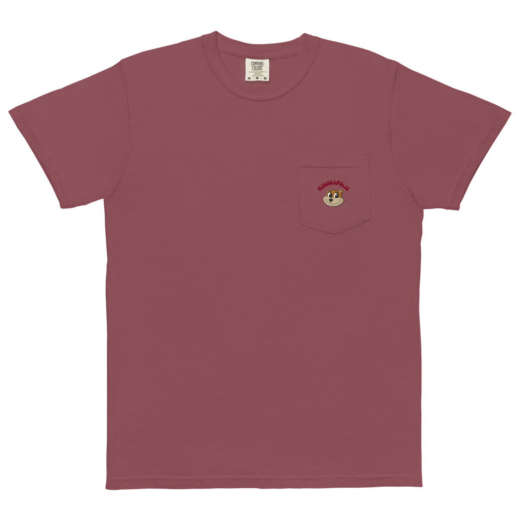 Minneapolis Minnesota Golden Gophers vintage pocket t-shirt - front