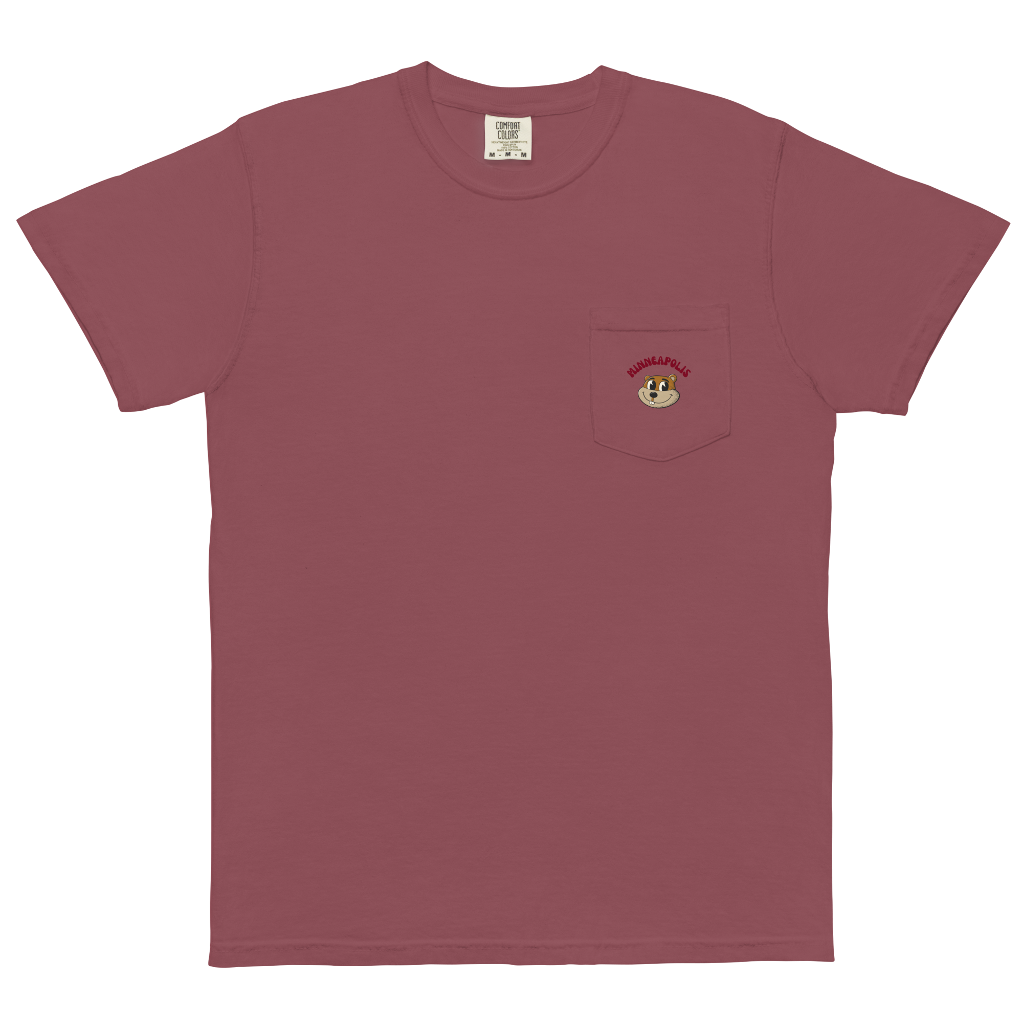 Minneapolis Minnesota Golden Gophers vintage pocket t-shirt - front