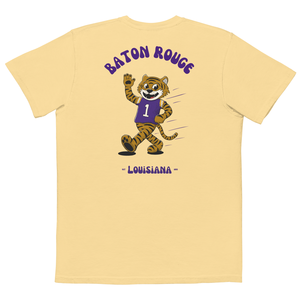 Baton Rouge LSU Tigers vintage pocket t-shirt - butter back