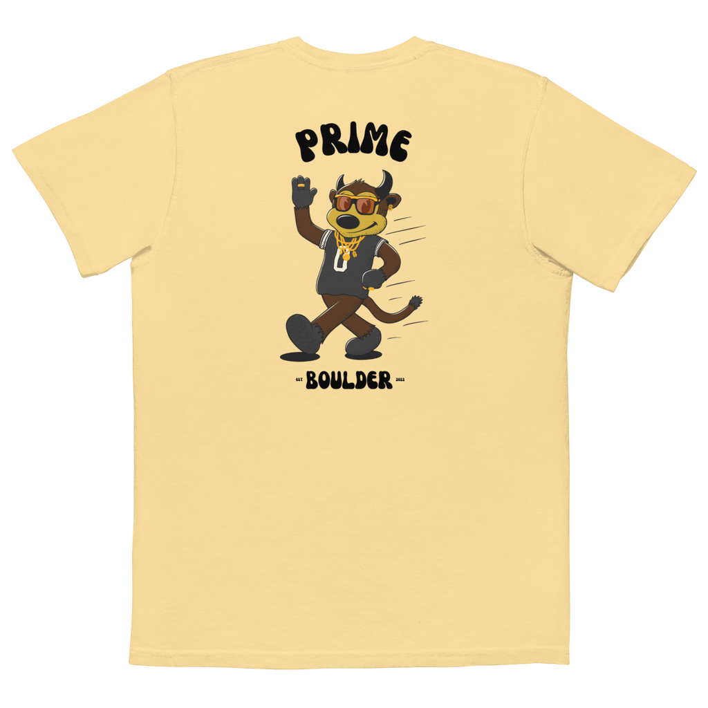 Prime Boulder Colorado Buffaloes vintage pocket t-shirt - butter back