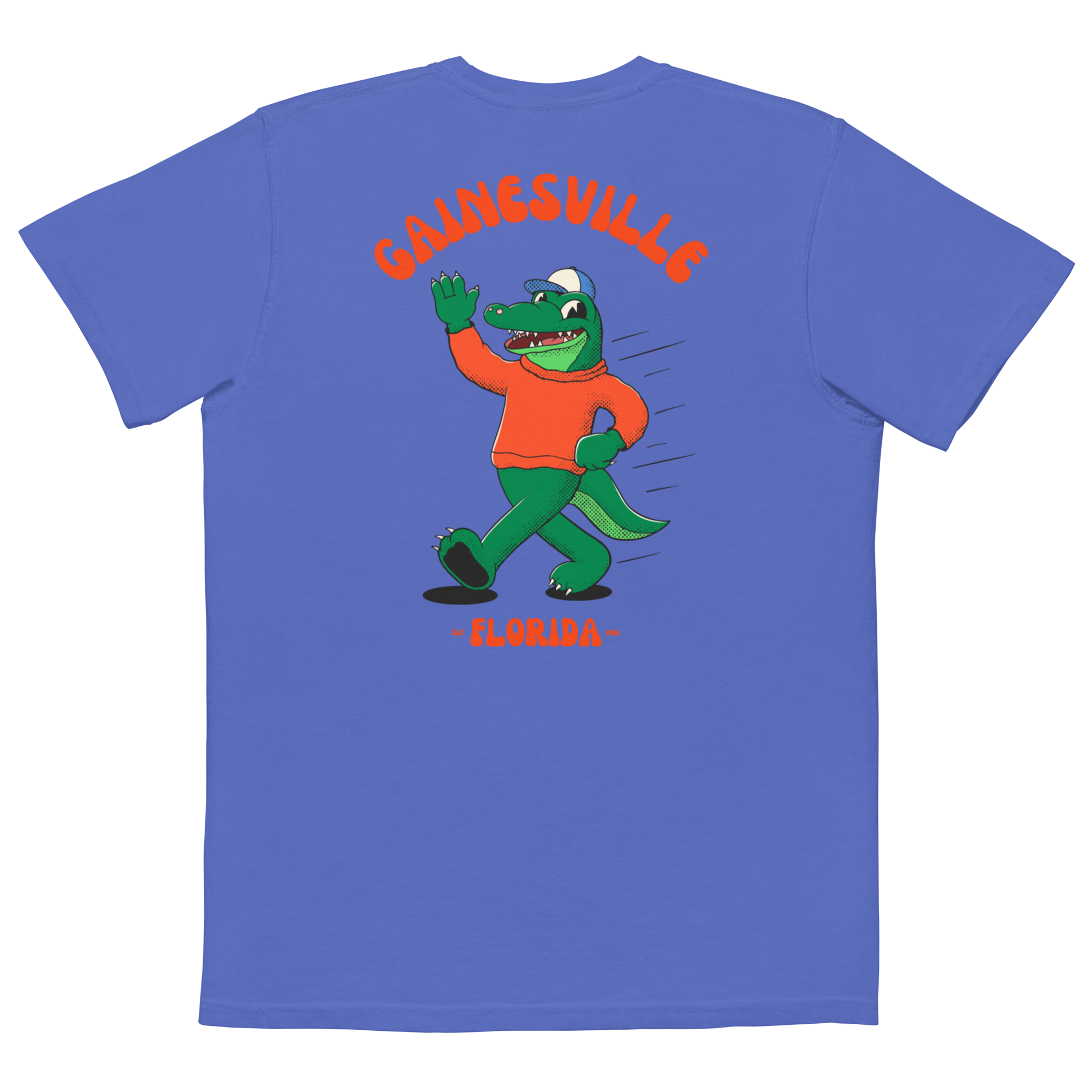 Gainesville Florida Gators vintage pocket t-shirt - blue back