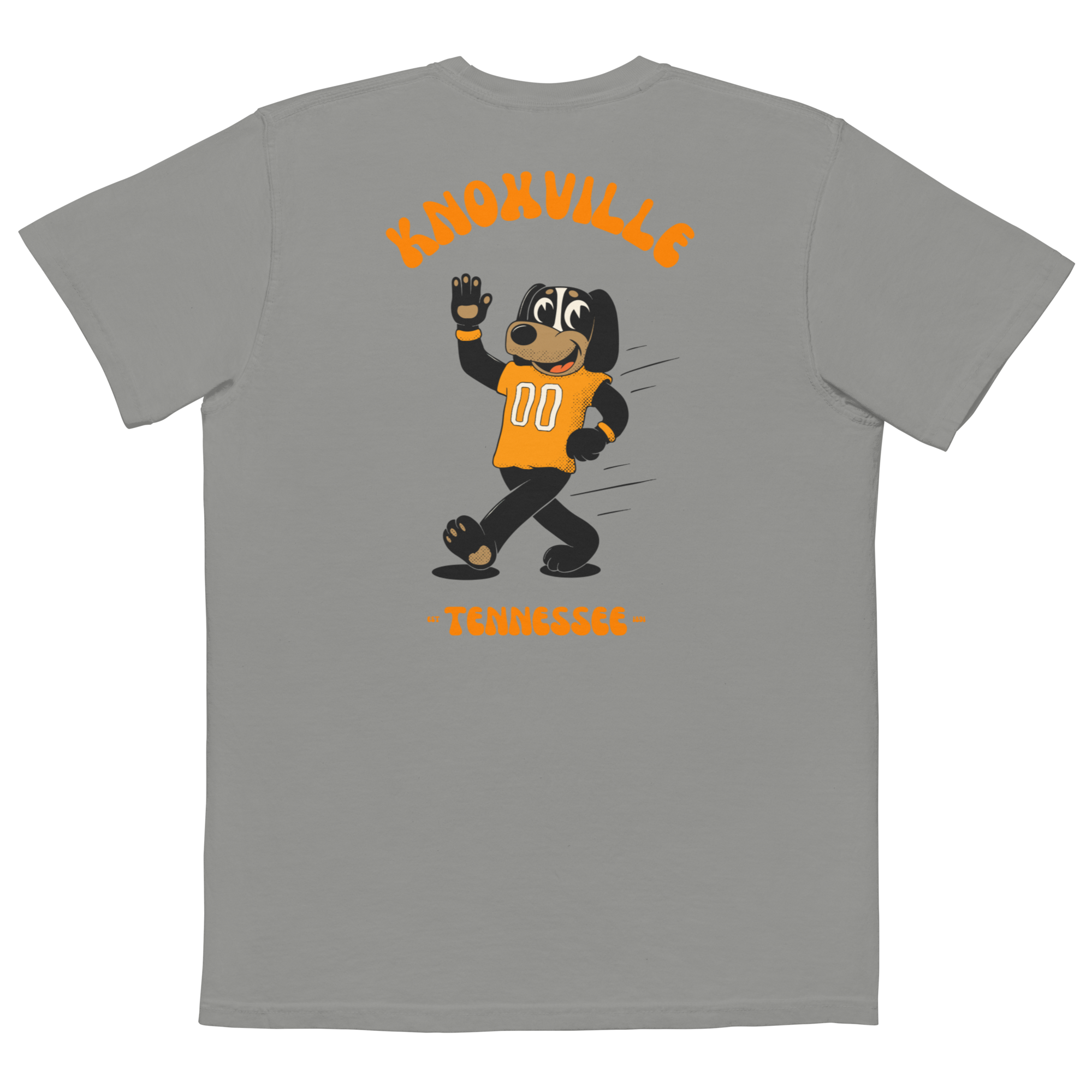 Knoxville Tennessee Volunteers vintage pocket t-shirt - grey back