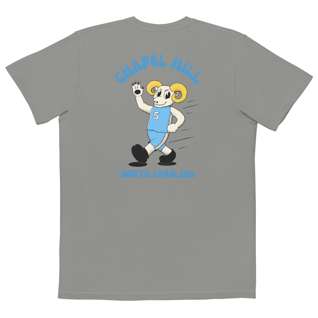 Chapel Hill North Carolina Tar Heels vintage pocket t-shirt - grey back